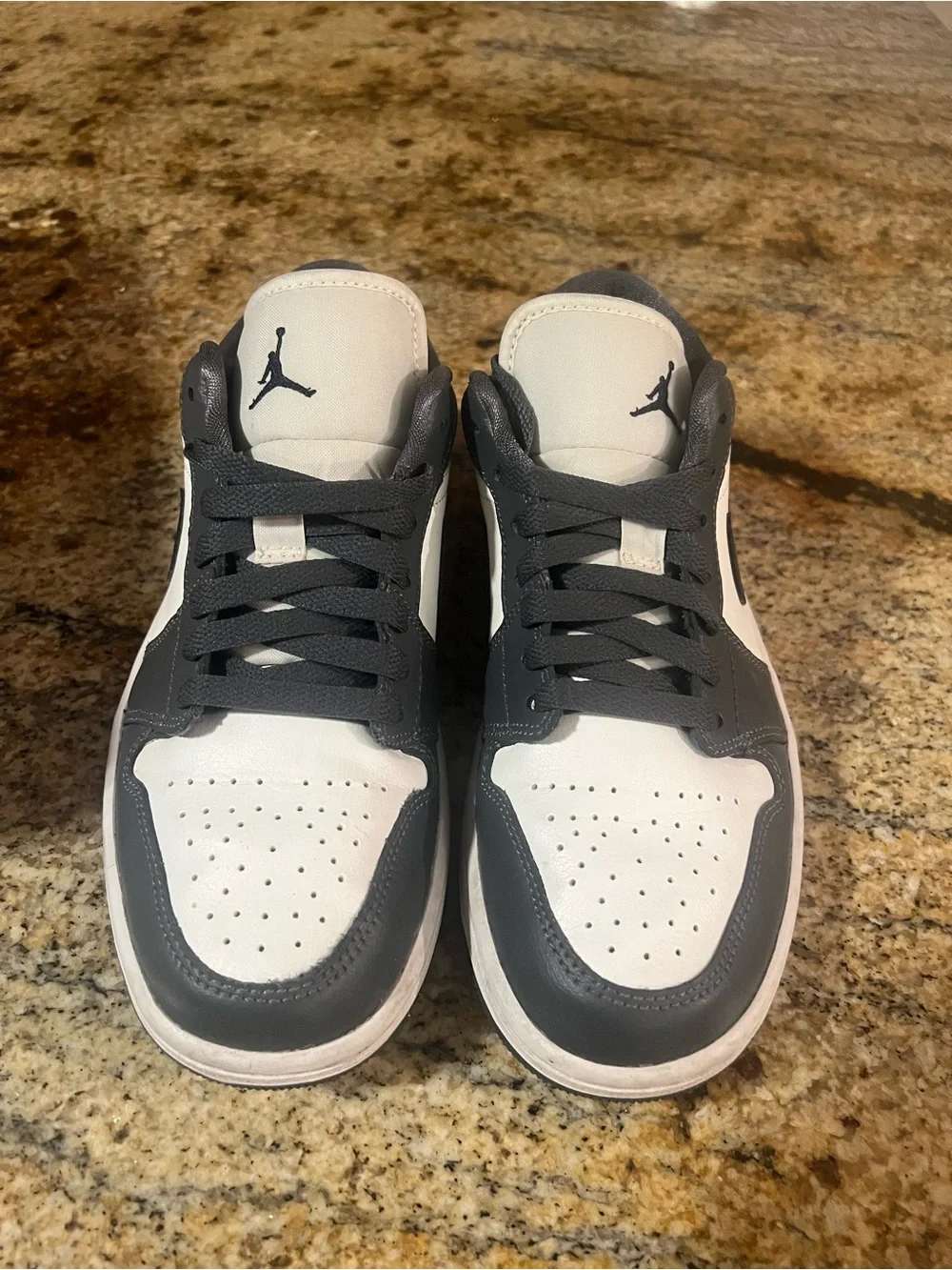 Jordan Low Top Sneakers in White and Black